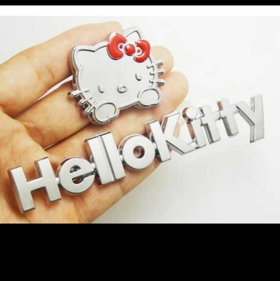 COPY - New Hello Kitty car or laptop emblem with adhesive back.  SHIPPING AVAIL… - Picture 13 of 14